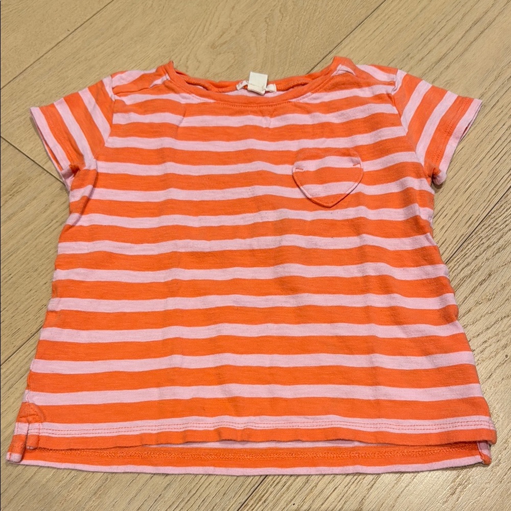 Kids Striped Orange and Pink T-Shirt
